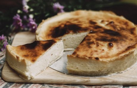 עוגת גבינה באסקית ב – 10 דק’